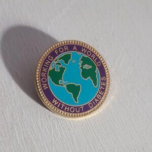 Diabetes Awareness Cause Lapel Pin Pendant